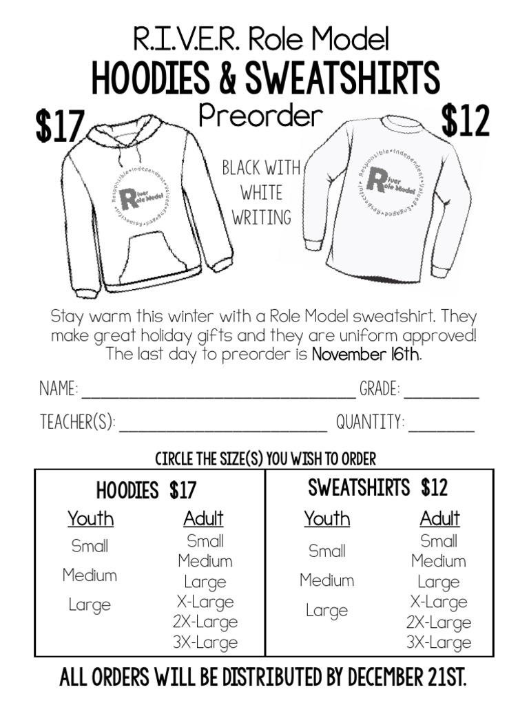 2018 Sweatshirtorderform | PDF