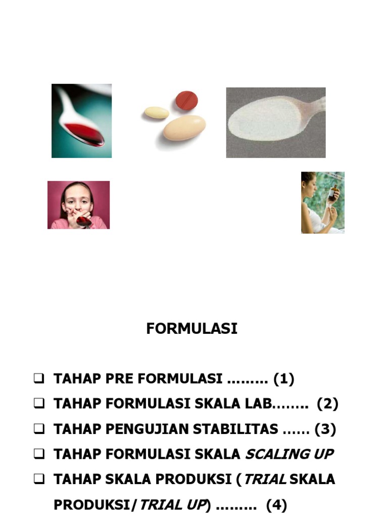 Tahap-Tahap Formulasi | PDF