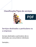 Classificação Dos Serviços