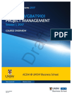MBAX9101 GBAT9101 Project Management S12017 PDF