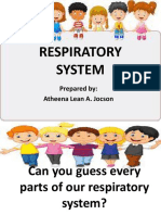 Respiratory System: Prepared By: Atheena Lean A. Jocson