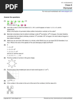 Grade 6 Olympiad in PDF