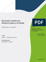 Economia Creativa en America Latina y El Caribe Mediciones y Desafios
