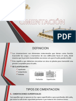 Tipos de cimentaciones superficiales, semiprofundas y profundas