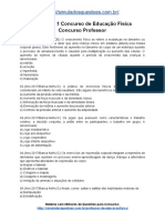 Simulado 1 Concurso de Educação Física - Concurso Professor