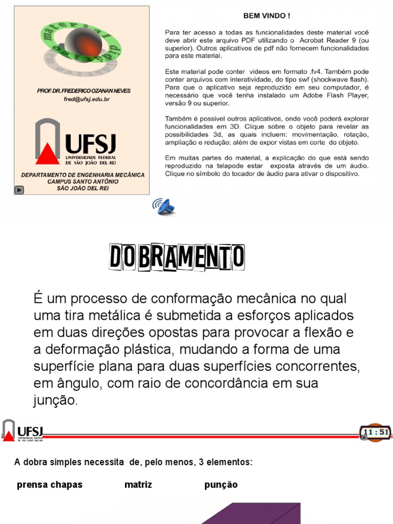 Dobra e Embutimento | PDF | Física Aplicada e Interdisciplinar ...