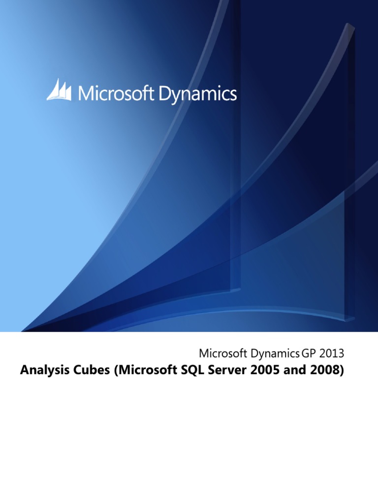 Analysis Cubes PDF Microsoft Sql Server Databases
