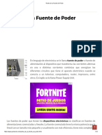 Partes de La Fuente de Poder