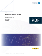 Resolving Issues PSCAD