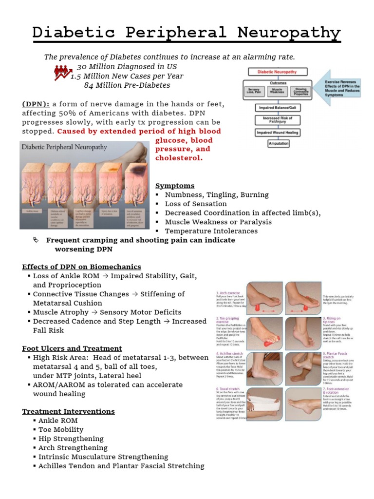Diabetic Peripheral Neuropathy Guide | PDF | Peripheral Neuropathy ...