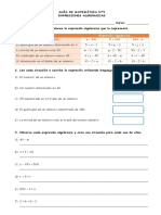 5º Básico Matemática Guía y Solucionario #1 Septiembre PDF