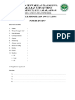 160 - Formulir Pendaftaran Anggota DPM FK Unizar