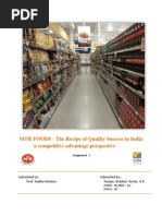 Download Case Study on MTRs Strategic Competitive Advantage by Ranjan Shetty SN39042540 doc pdf