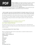 21st Century Student Outcomes: Framework For 21st Century Learning 2-Page PDF P21 Framework Definitions Document