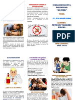 TRIPTICO El Alcoholismo