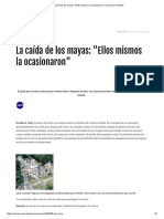 La Caída de Los Mayas - Ellos Mismos La Ocasionaron - Ciencia de La NASA