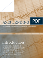 Axis Lending Co. Case Study on Reducing Uncollectible Accounts