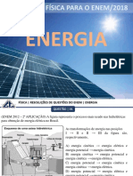 Revisão de física para o ENEM/2018 com resolução de questões sobre energia