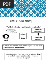 Subsídios Debate
