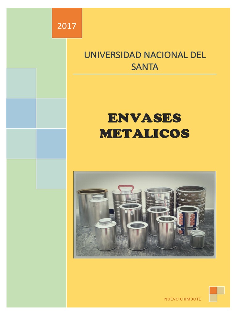 Envases metálicos en la conservación de alimentos