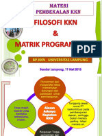 Materi Pembekalan KKN Mahasiswa Universitas Lampung 2018 PDF
