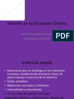 Sexismo en La Educación Chilena