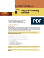 Instructor'S Manual: Freight Forwarding Services
