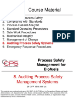 Auditing PSM Systems