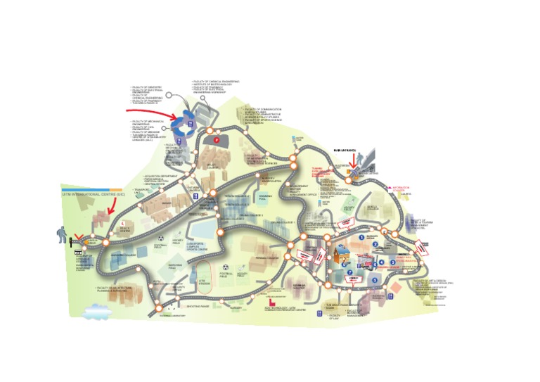 UiTM Facilities and Departments Overview | PDF