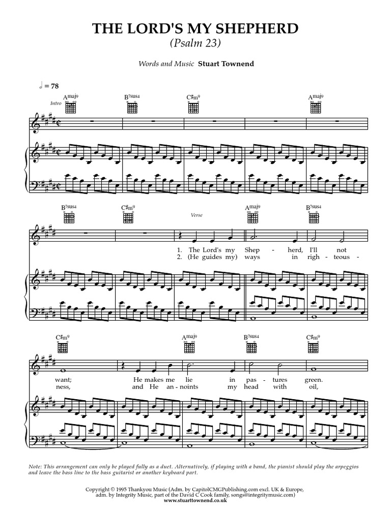 the-lord-s-my-shepherd-music-sheet-pdf