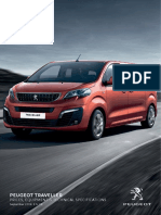 New Peugeot Traveller Spec Sheet.207607 PDF
