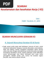 B. Sejarah K3 (Pertemuan 1)