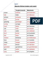 Adjetive Steigern Loesung F Mappe