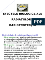 Efectele Biologice Ale RadiaȚiilor