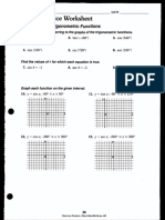 Trigonometry Worksheet