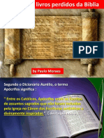 Livros perdidos Biblia