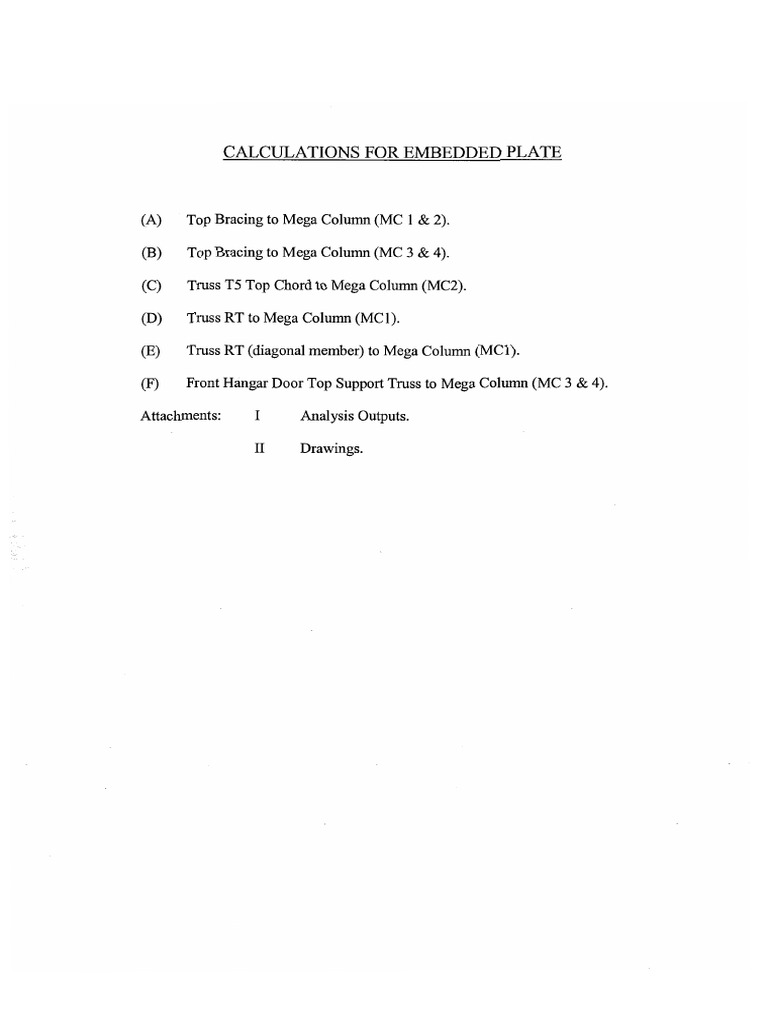 Embedded Plate Cals 26jan06 PDF | PDF