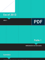 Introdução ao Excel 2013