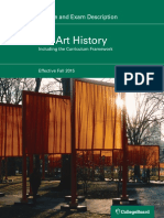 Ap Art History Course and Exam Description PDF