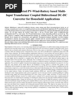 Grid-Connected PV-Wind-Battery Based Multi-Input Transformer Coupled Bidirectional DC-DC Converter For Household Applications