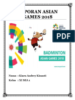 Asian Games 2018 Badminton