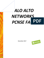 Palo Alto Networks Pcnse Faq: December 2017