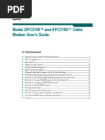 Cable Modem 2100 Instructions - Scientific Atlanta