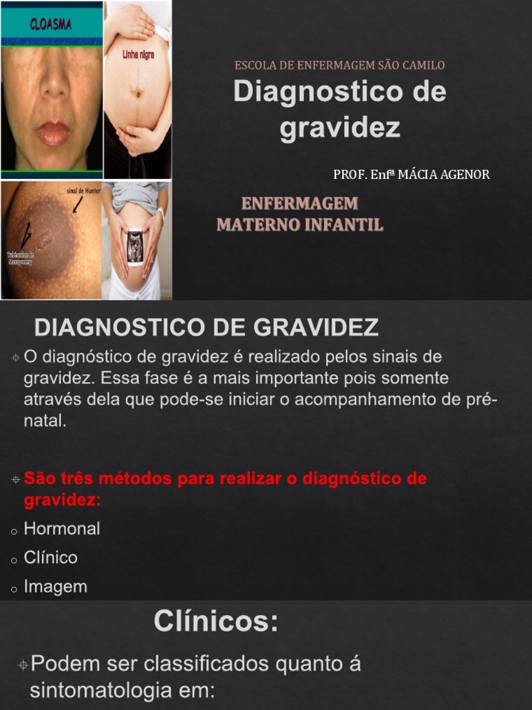 Sinais de Diagnóstico de Gravidez | PDF | Gravidez | RTT
