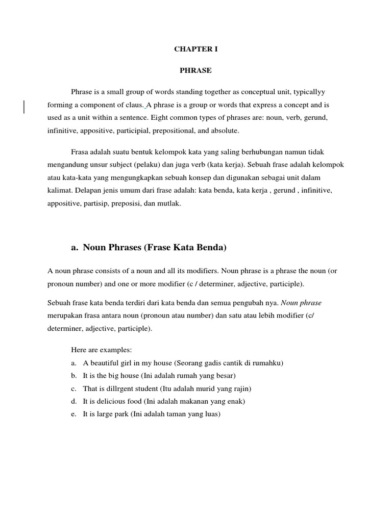 Chapter Idocx Kata Kerja Subjek Tata Bahasa Uji Coba
