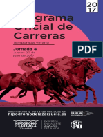 Programa Oficial de Carreras: Jornada 4