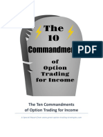 10 Commandments of Option Trading For Income PDF