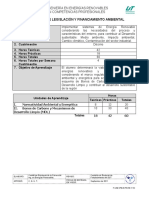 Legislacion y Financiamiento Ambiental PDF