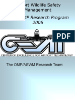 Airport Wildlife Safety Management: CEAT/OMP Research Program 2006