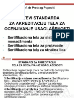 Zahtevi Standarda Za Akreditaciju